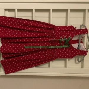 Oktoberfest girls red dirndl size 1-2 years